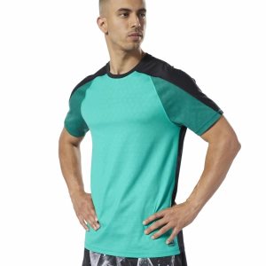 Reebok One Series Training SmartVent Move T Shirt Herren - Türkis - DE 405-TZM